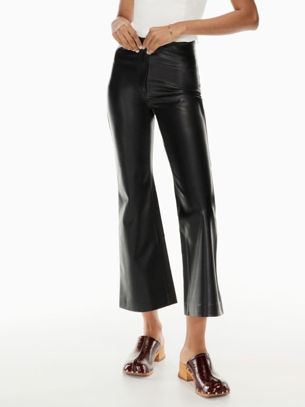 Aritzia | Wilfred Adele Pants/ Flared Vegan Leather pants